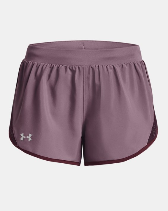 Women's UA Fly-By 2.0 Shorts in Purple image number 6